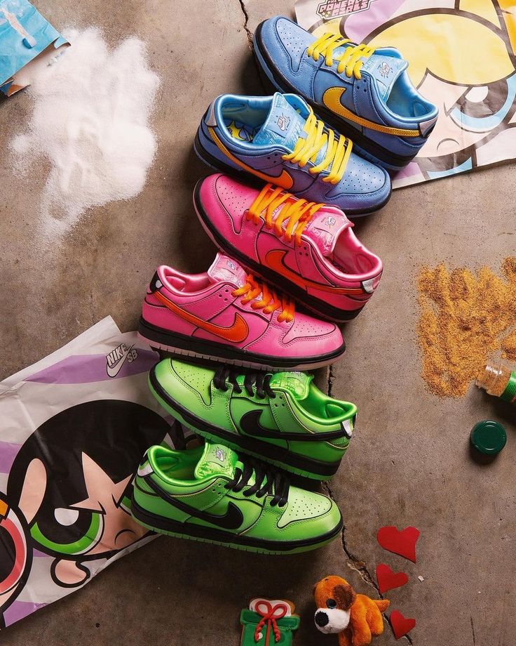 "Powerpuff Dunks SB: Een Sneaker die de Straten Verlicht"