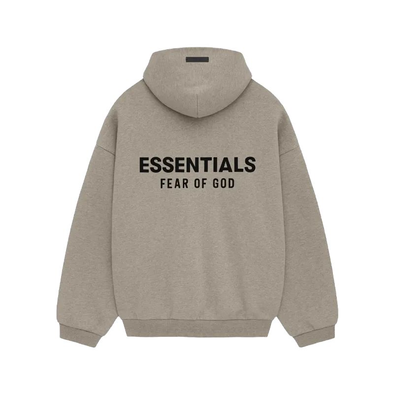 Fear of God Essentials FW24 Heather Grey Hoodie