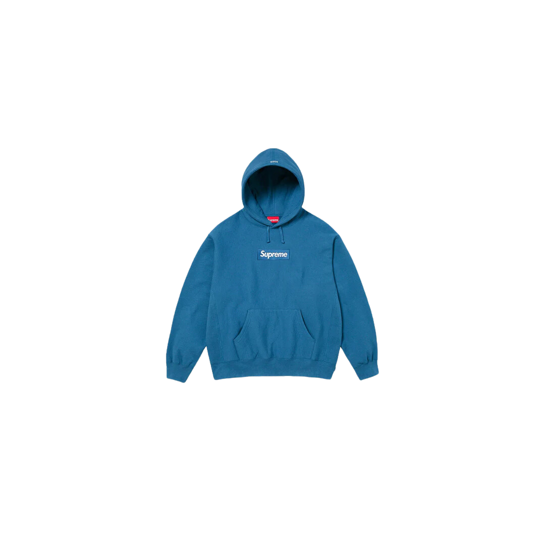 Supreme Box Logo Hooded Sweatshirt (FW23) Blue – Uniquekicks