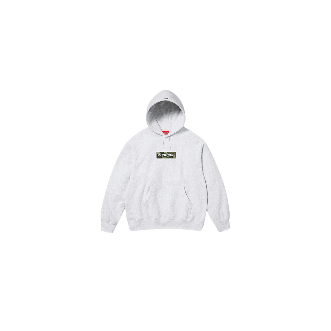 Supreme Box Logo Hooded Sweatshirt (FW23) Grey – Uniquekicks