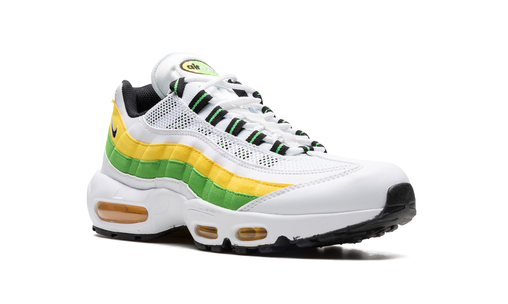 Nike Air Max 95 Essential White Green Apple Tour Yellow - resellguru.app
