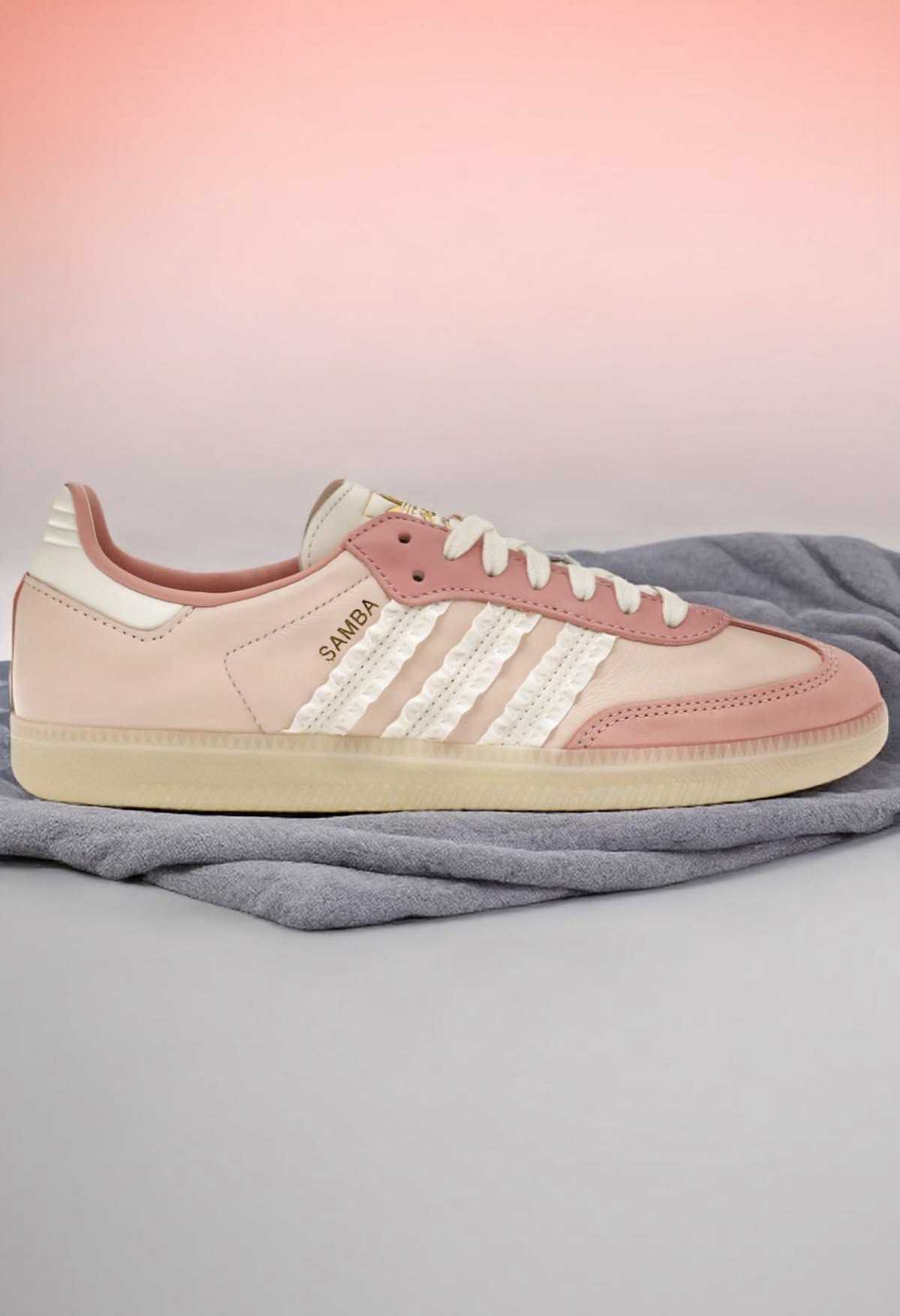 adidas Samba Ruffle Stripes Pack Wonder Mauve (Women's)