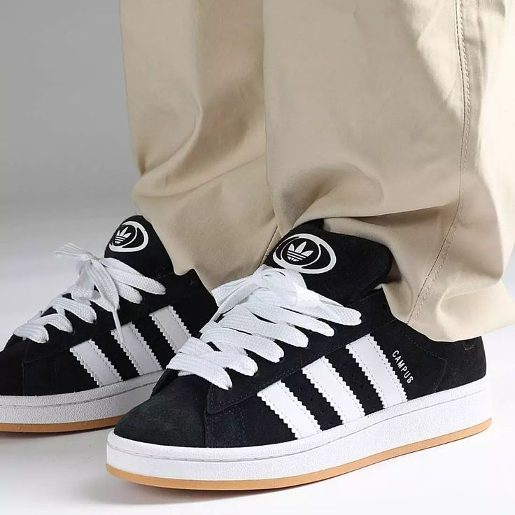 adidas Campus 00s Black White Gum (Kids)