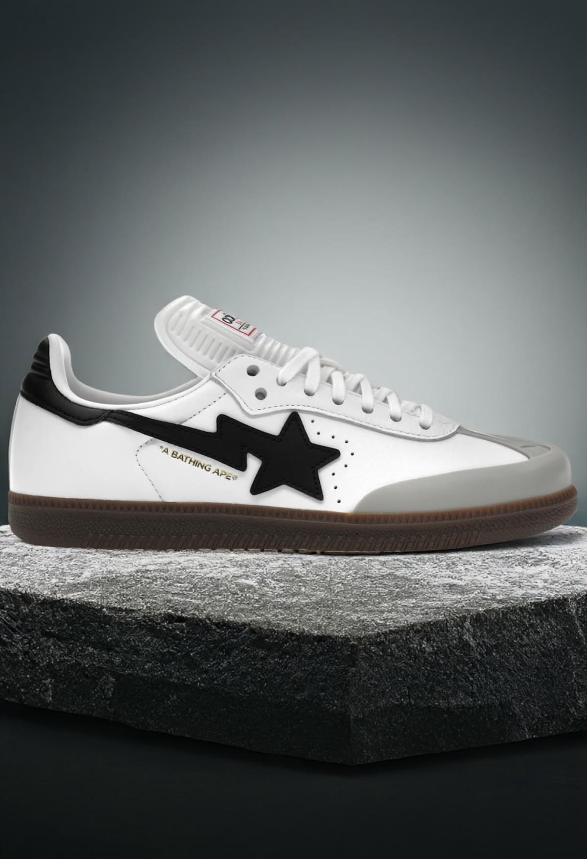 adidas Samba Bape White Black Gum