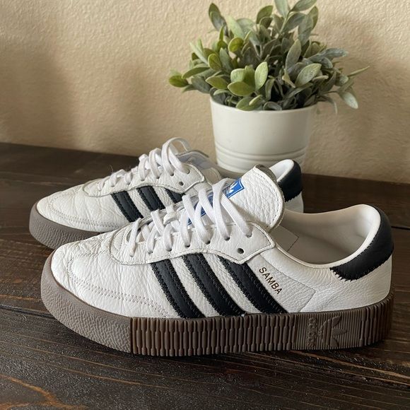 adidas Sambarose White Black Gum (Women's)