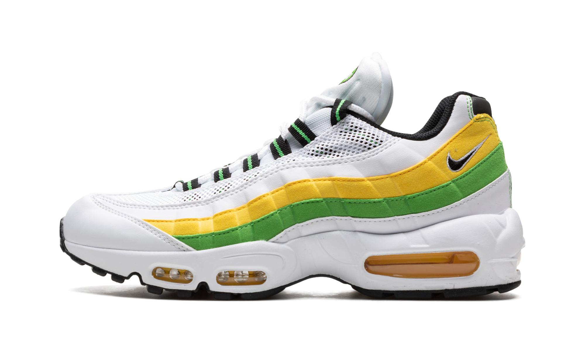 Nike Air Max 95 Essential White Green Apple Tour Yellow - resellguru.app