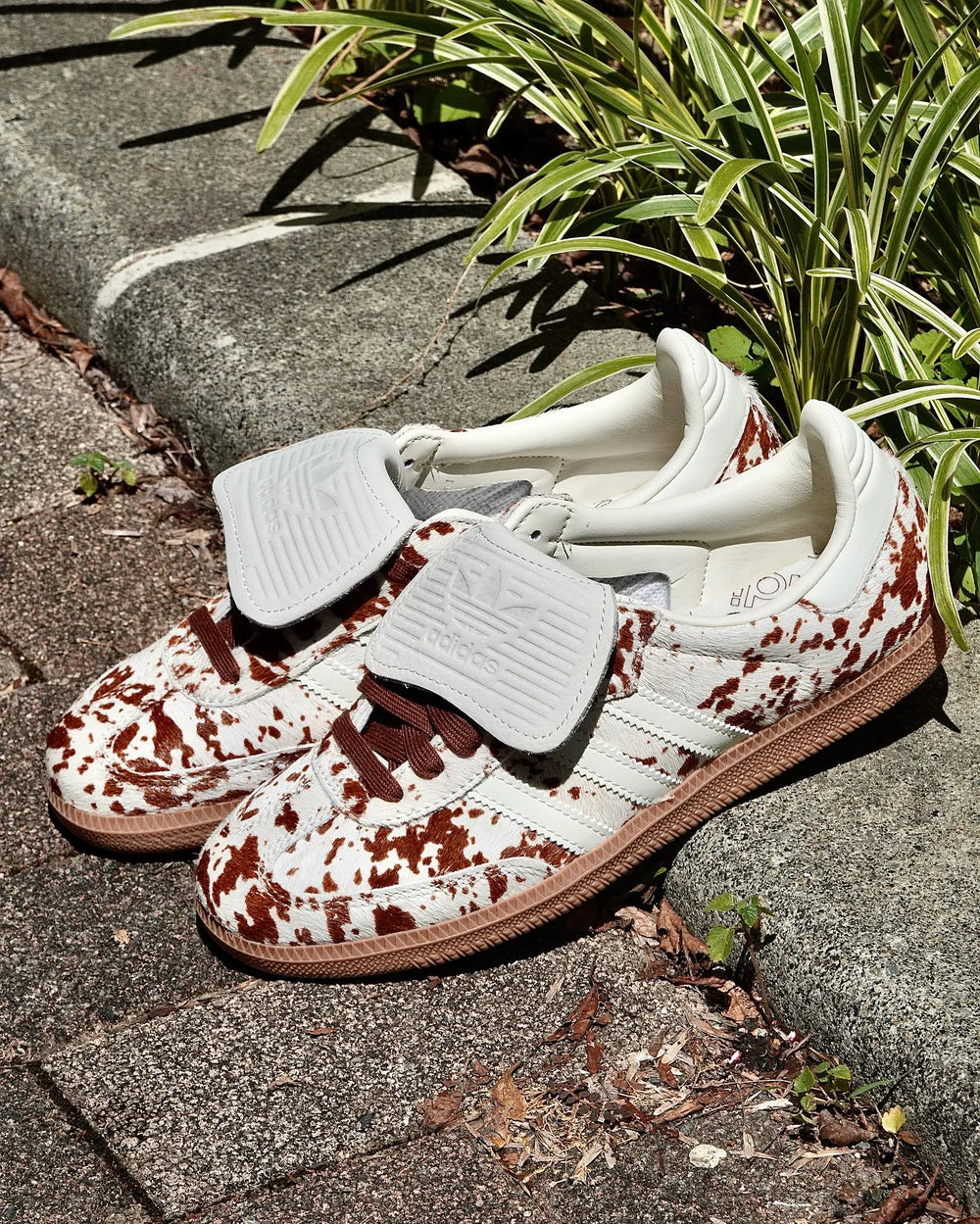 adidas Samba LT Cow Print Brown White (Women's)