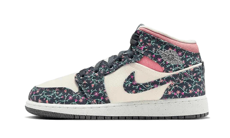 Jordan 1 Mid SE Floral (GS)