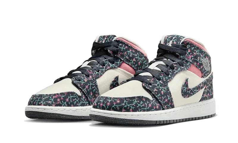Jordan 1 Mid SE Floral (GS)
