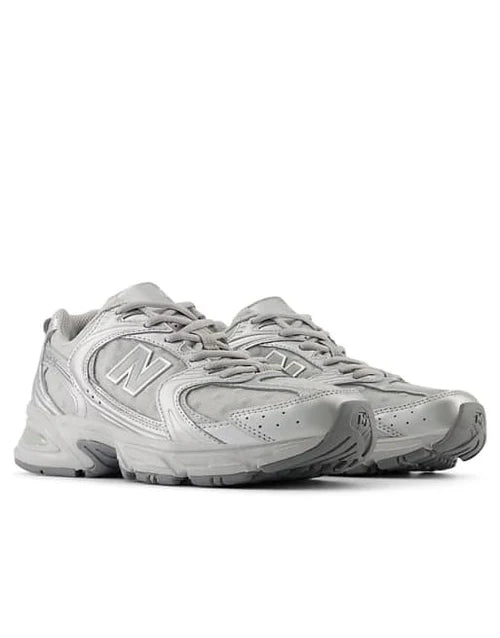 New Balance 530 Silver Metallic Raincloud Polka Dots
