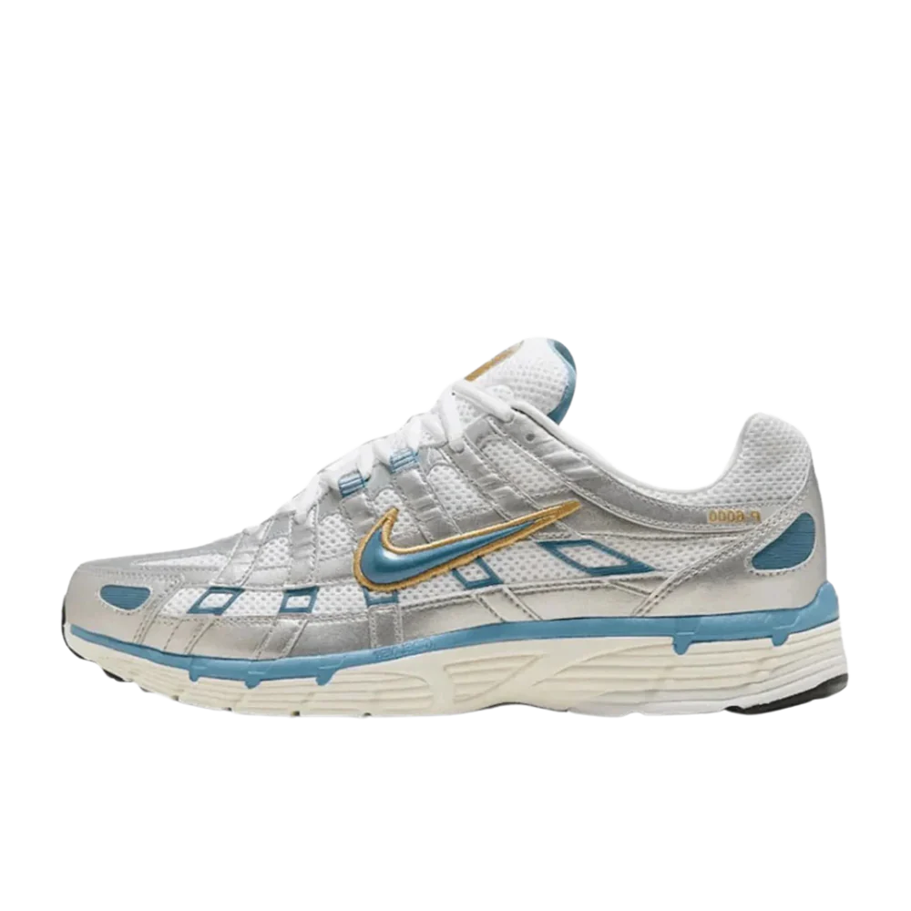 Nike P-6000 Metallic Silver Aegean Storm