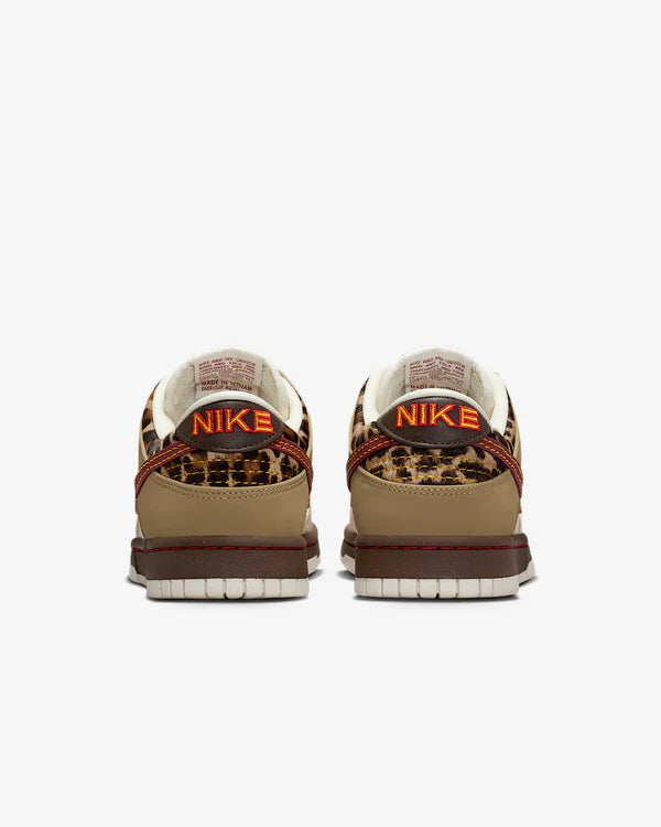 Nike Dunk Low Retro Khaki Team Red Pearl White (Women's)