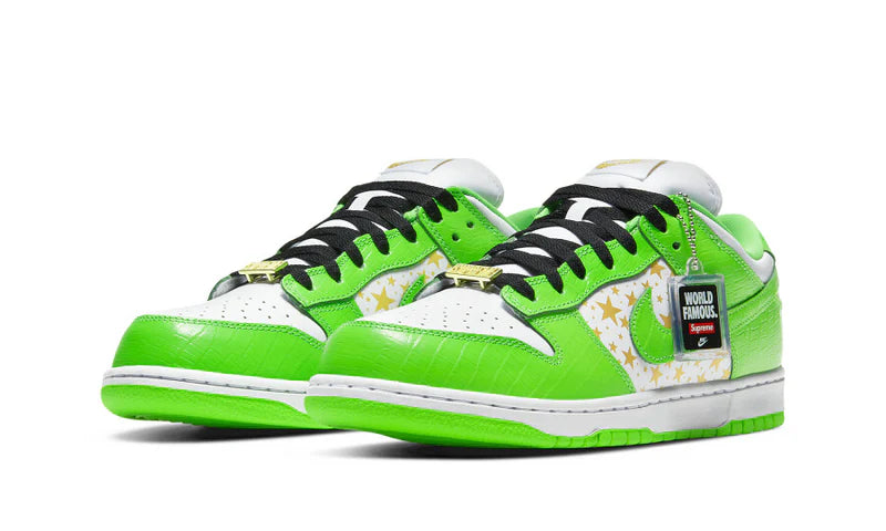 Nike SB Dunk Low Supreme Stars Mean Green (2021)