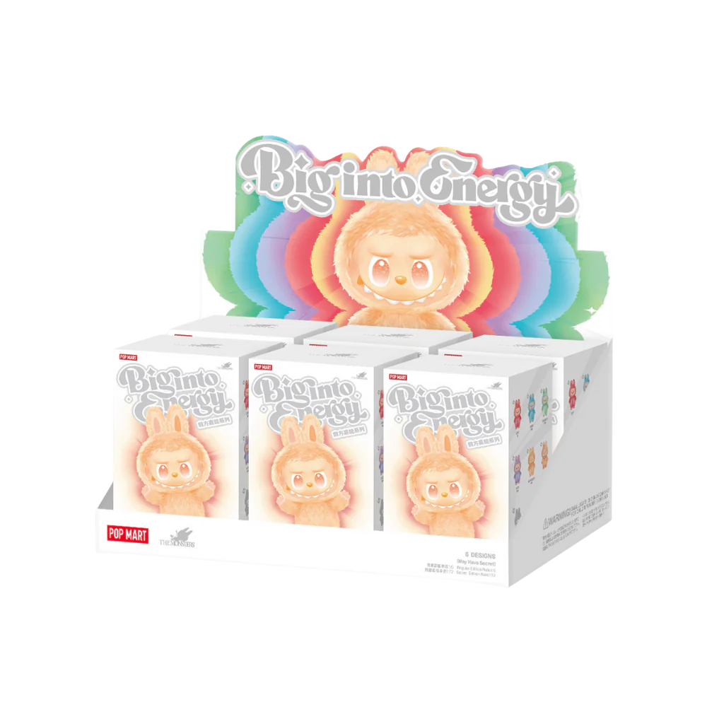 Pop Mart Labubu The Monsters Big into Energy Series Vinyl Plush Pendant Single Blind Box