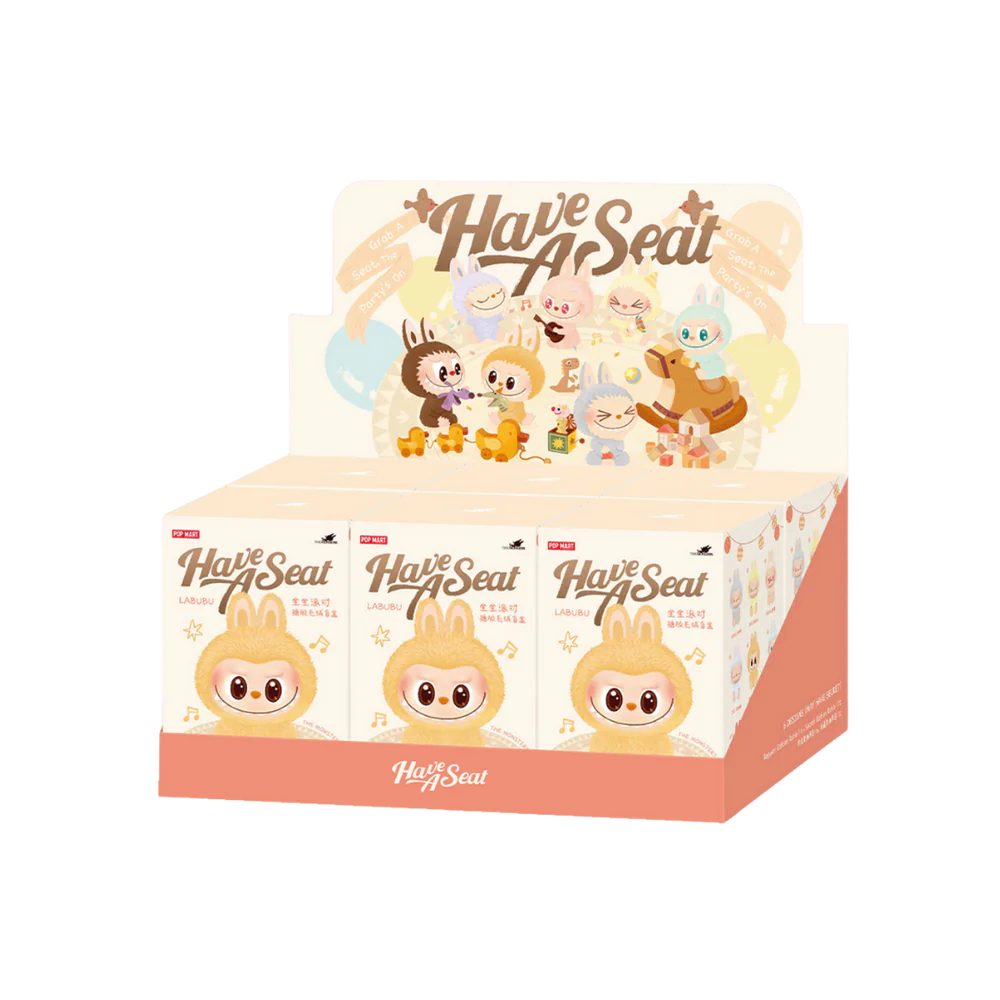 Pop Mart Labubu The Monsters Have a Seat Vinyl Plush Blind Box