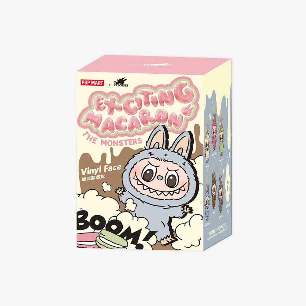 Pop Mart Labubu The Monsters Exciting Macaron Vinyl Plush Pendant Single Blind Box