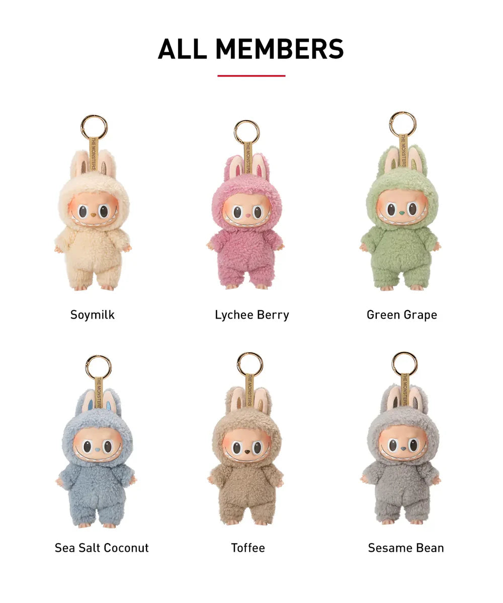 Pop Mart Labubu The Monsters Exciting Macaron Vinyl Plush Pendant Single Blind Box