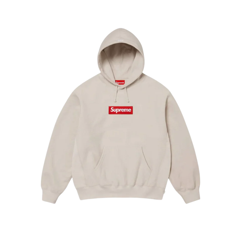 Supreme Box Logo Hooded Sweatshirt Sweatshirt (FW24) Stone