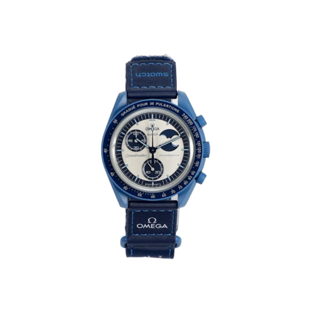 Swatch x Omega Bioceramic Moonswatch Mission to the Super Blue Moonphase