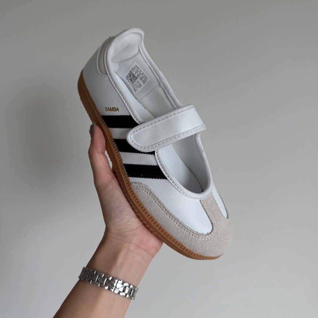 adidas Samba Jane White Black Gum (Women's)