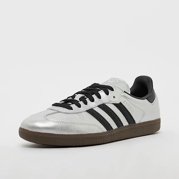 adidas Samba OG Silver Metallic Black Gum (Women's)