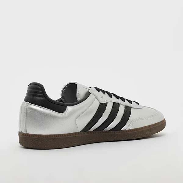 adidas Samba OG Silver Metallic Black Gum (Women's)