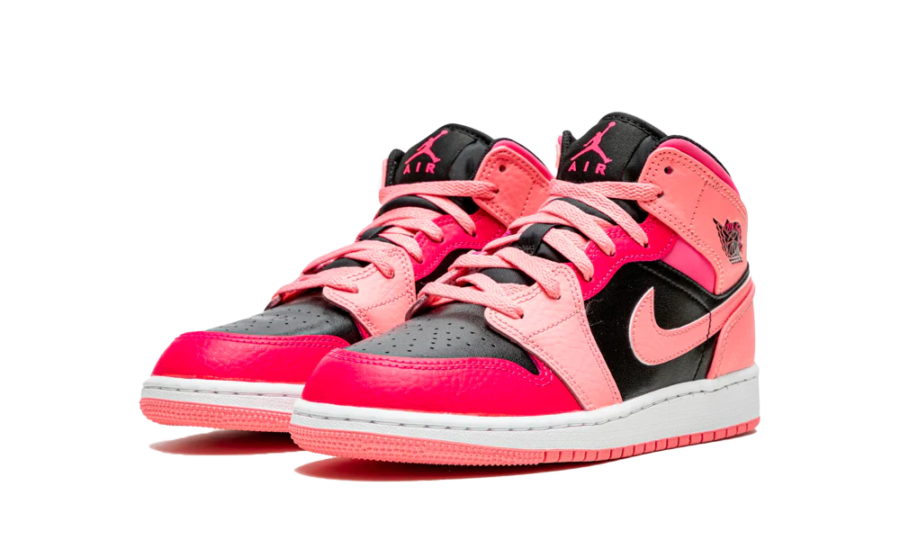 Jordan 1 Mid Coral Chalk (GS)