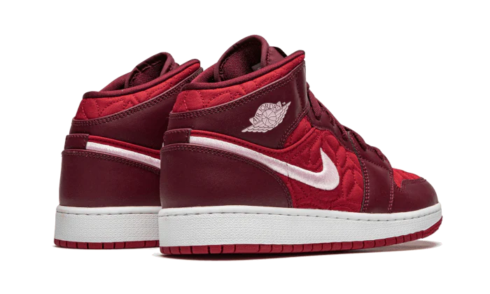 Jordan 1 Mid SE Red Quilt (GS)
