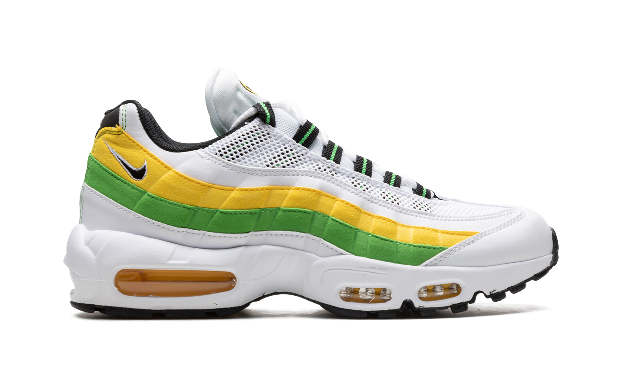 Nike Air Max 95 Essential White Green Apple Tour Yellow - resellguru.app