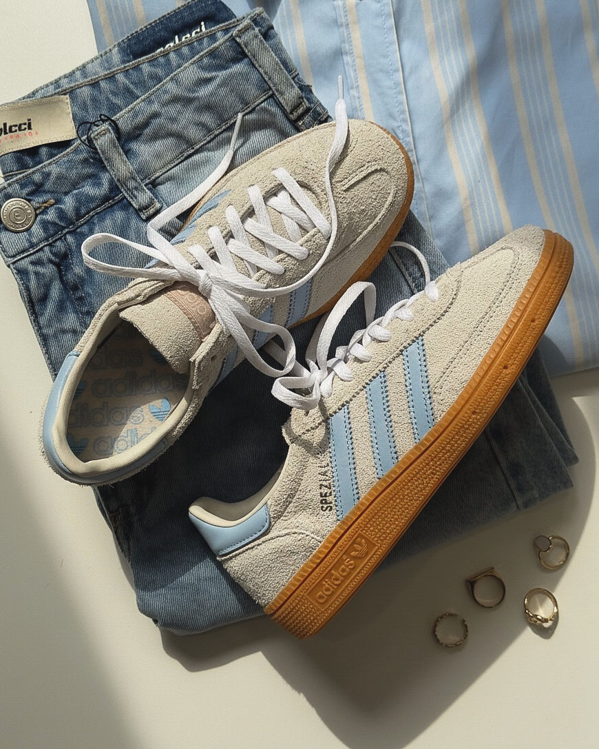 adidas Handball Spezial Alumina Clear Sky (Women's)