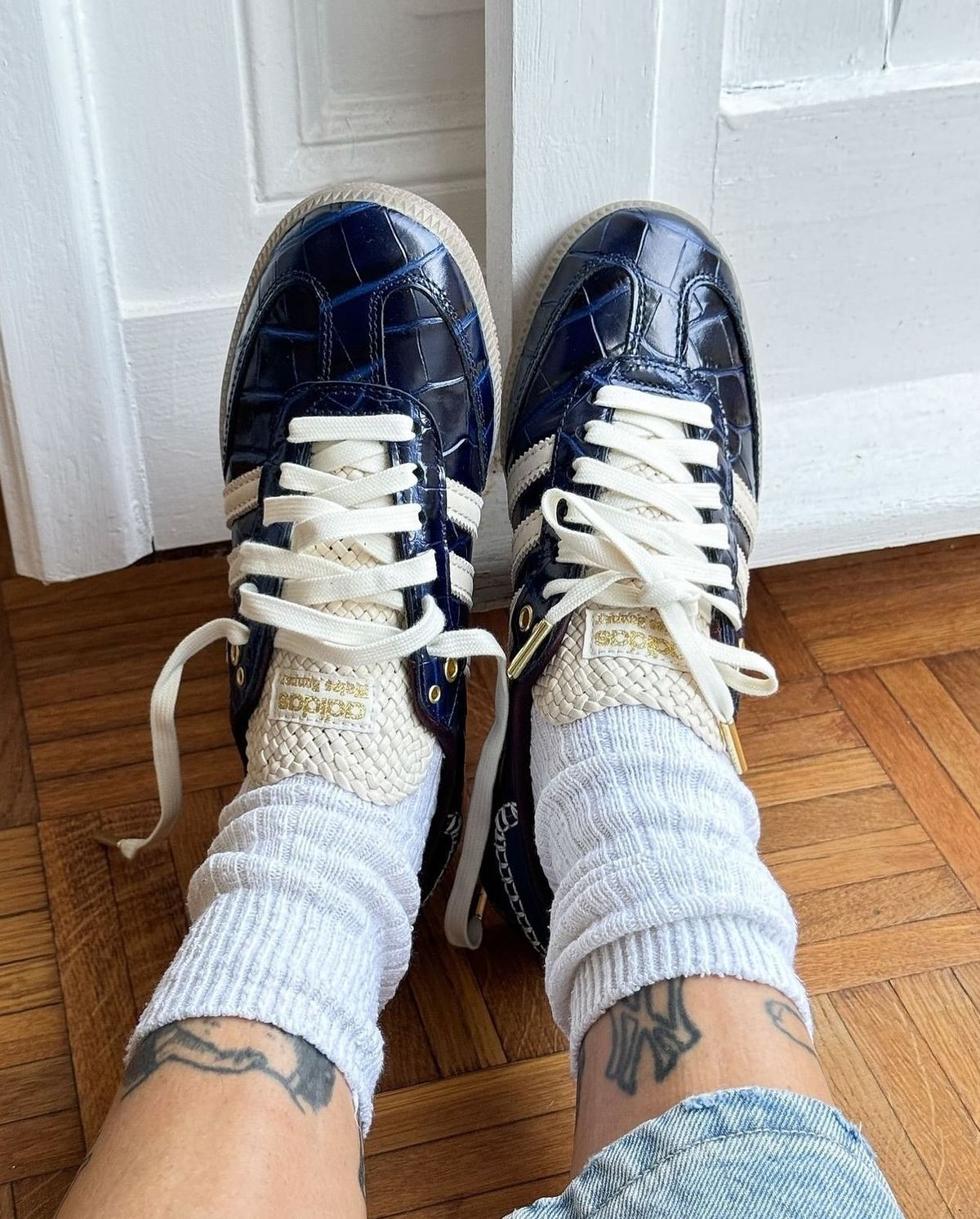 adidas Samba Wales Bonner Navy Croc