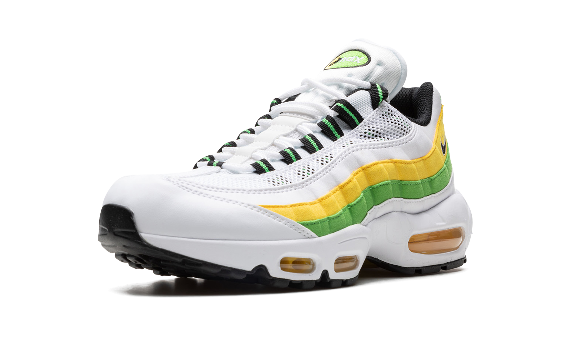 Nike Air Max 95 Essential White Green Apple Tour Yellow - resellguru.app