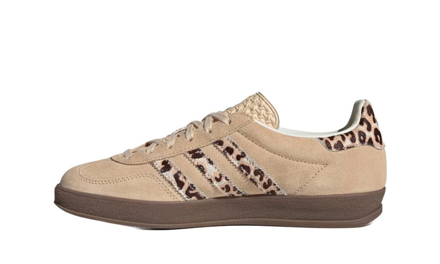 adidas Gazelle Indoor Leopard Crystal Sand (Women's)