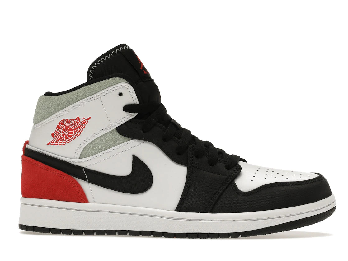 Air Jordan 1 Mid SE Red Black Toe