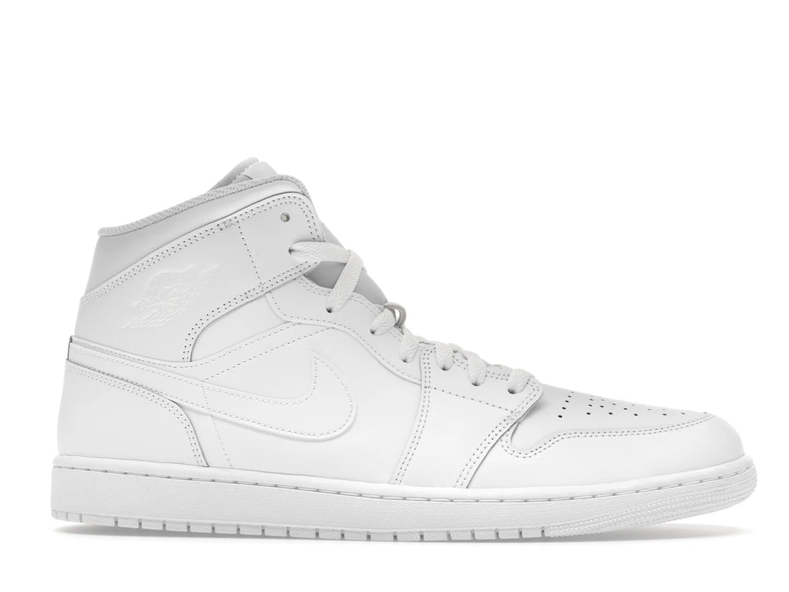 Air Jordan 1 Mid Triple White