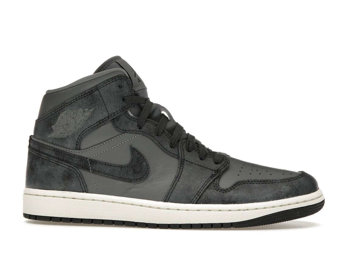 Air Jordan 1 Mid Distressed Smoke Grey