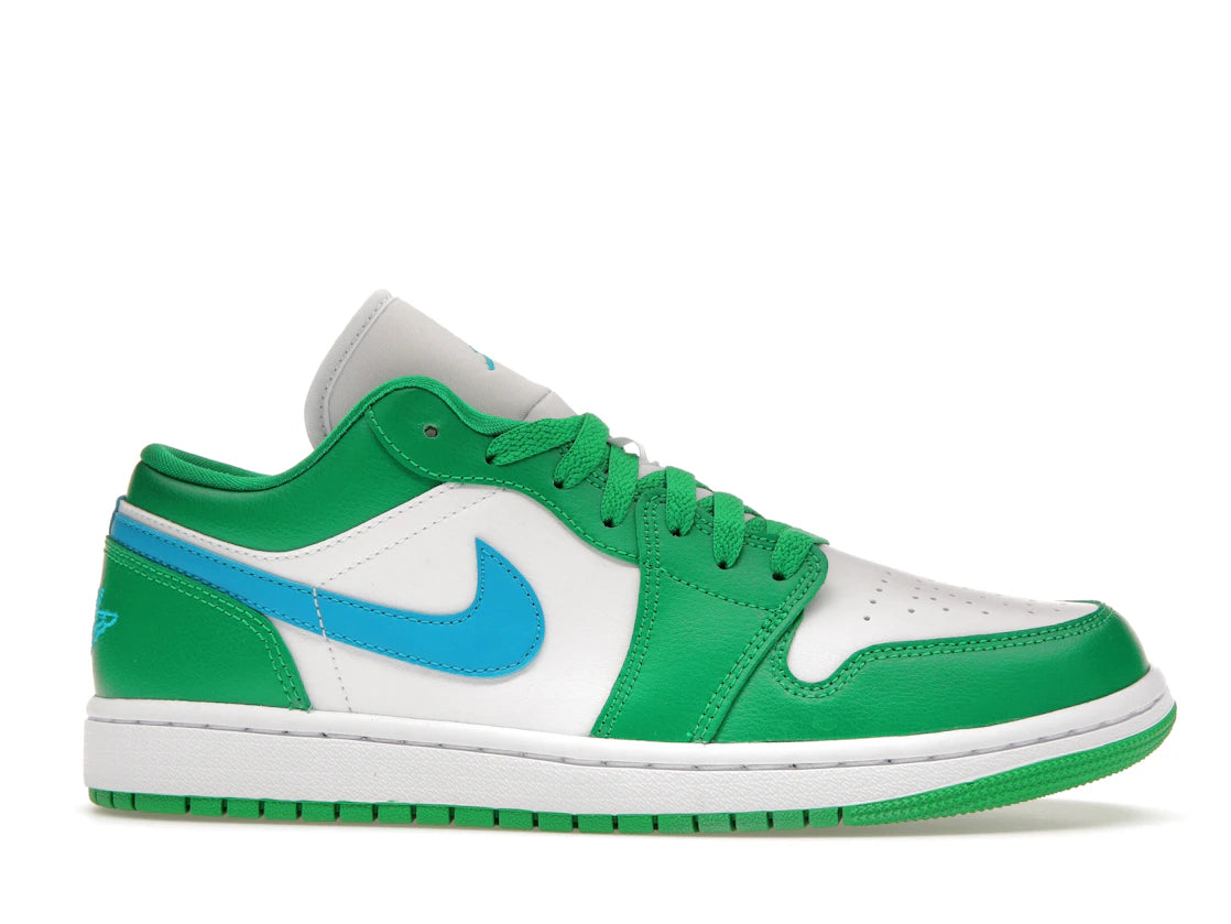 Air Jordan 1 Low Lucky Green Aquatone