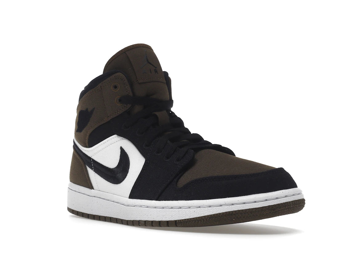 Air Jordan 1 Mid Olive Toe