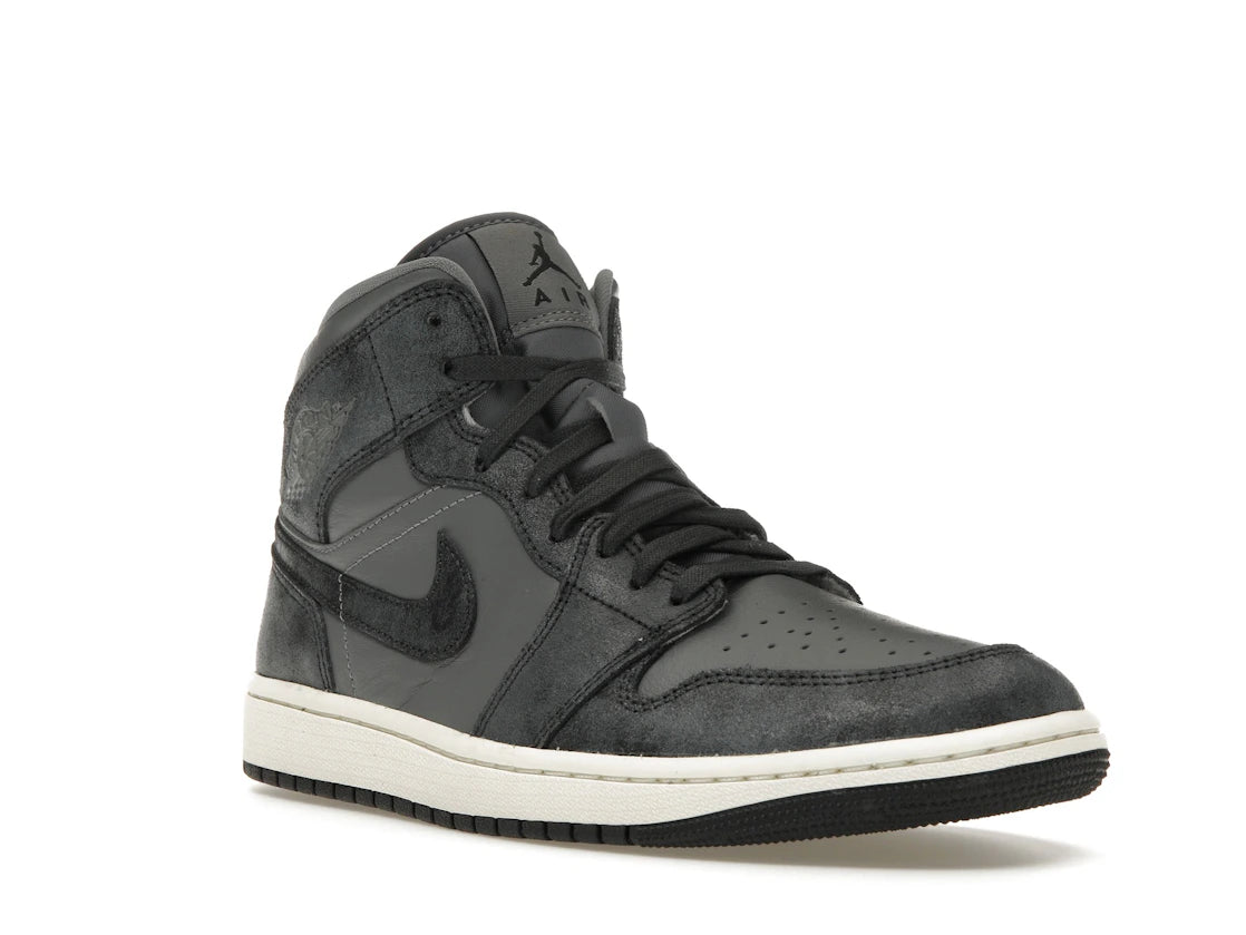 Air Jordan 1 Mid Distressed Smoke Grey
