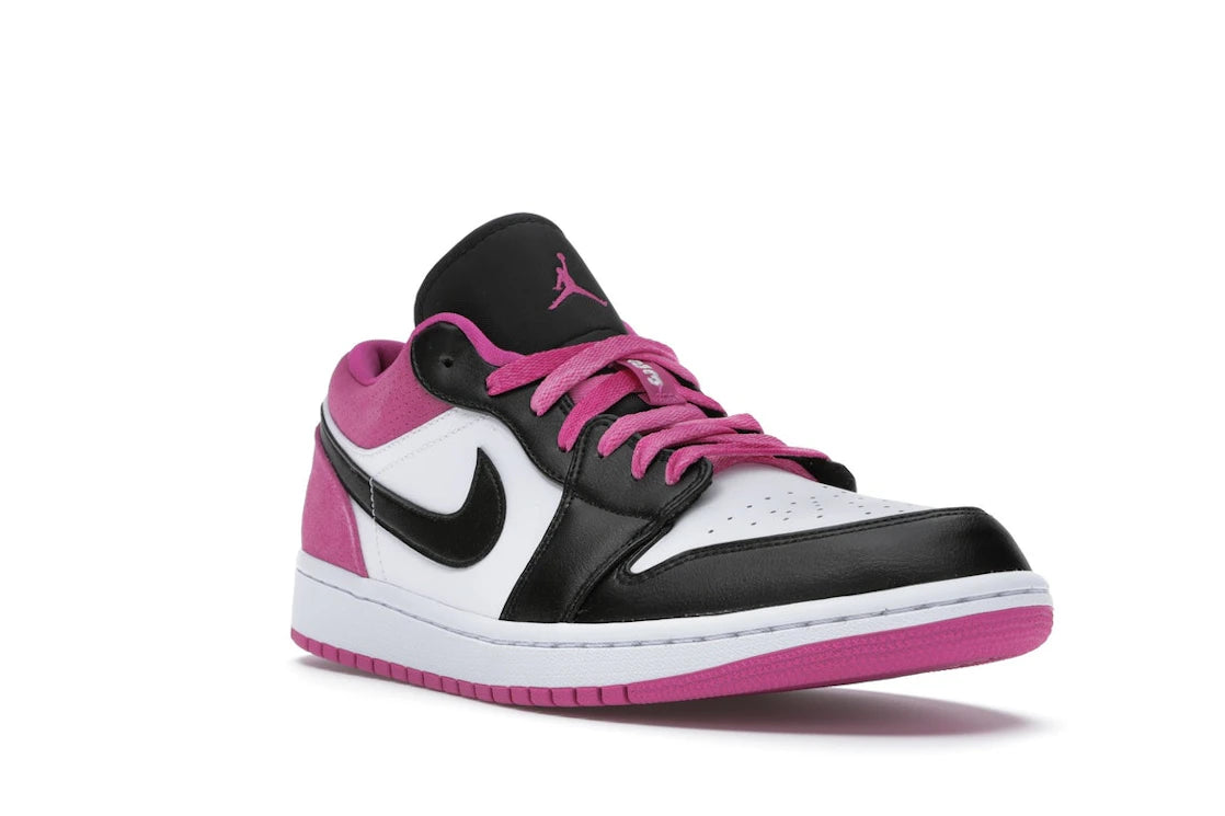 Air Jordan 1 Low Black Active Fuchsia