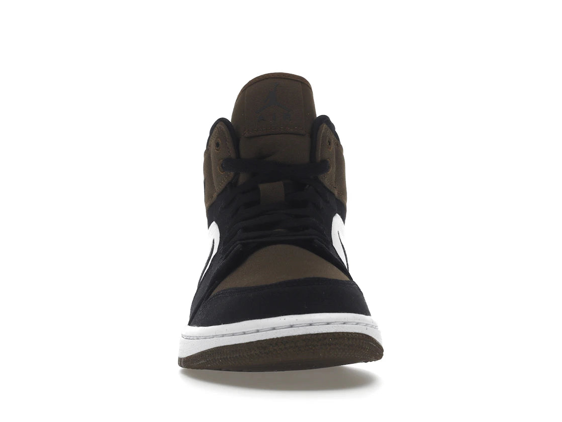 Air Jordan 1 Mid Olive Toe