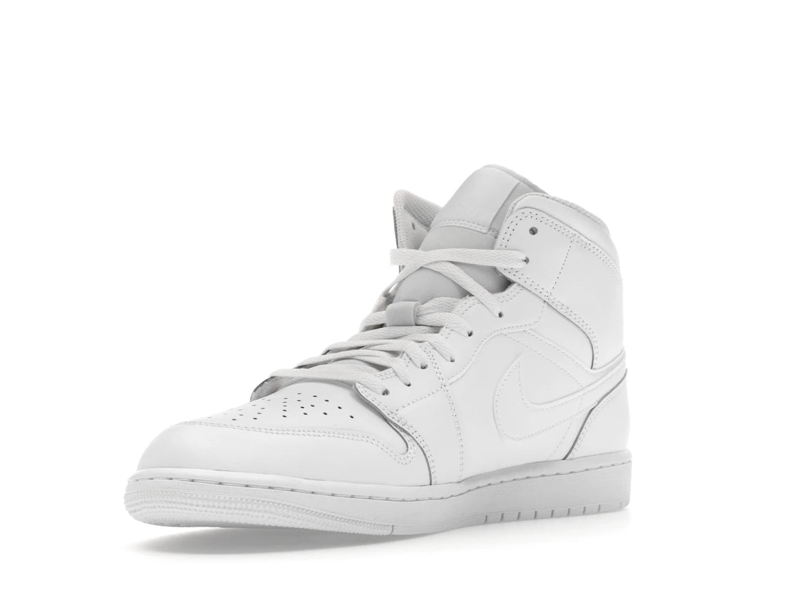 Air Jordan 1 Mid Triple White