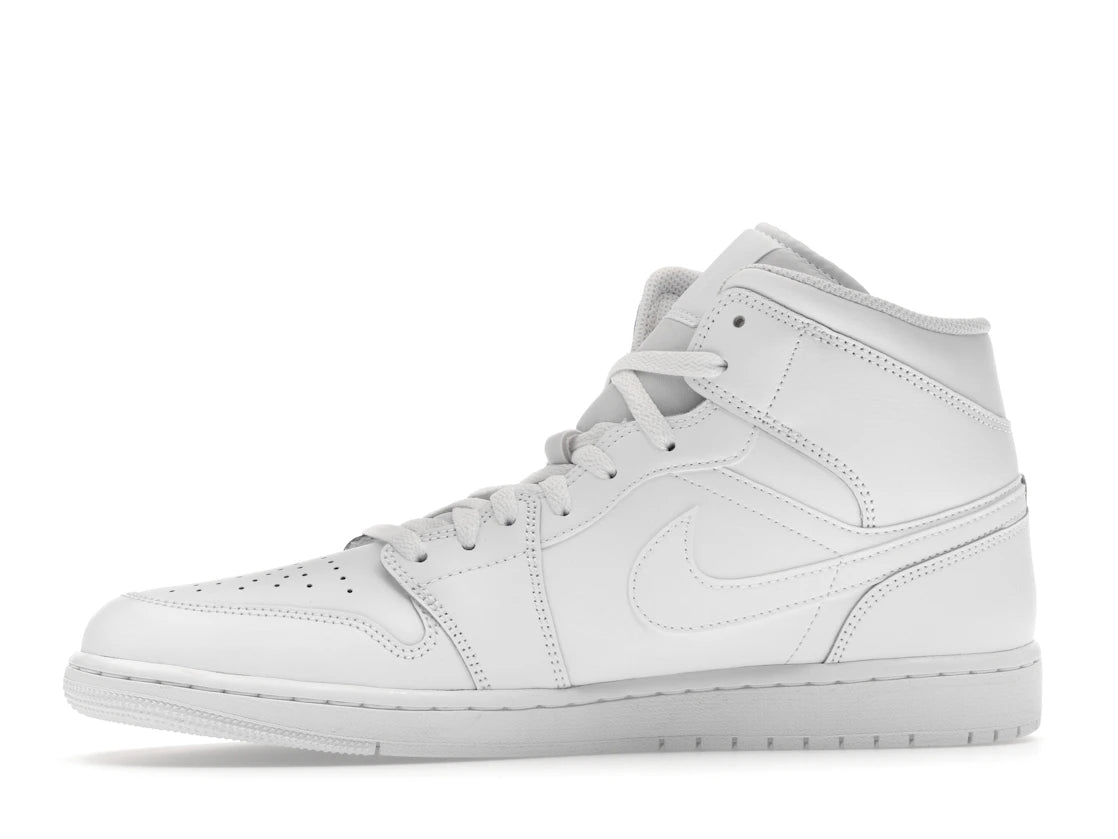 Air Jordan 1 Mid Triple White