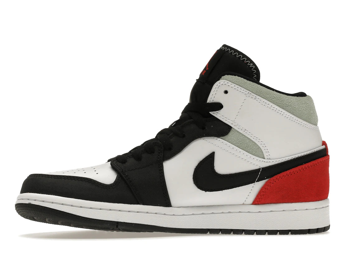 Air Jordan 1 Mid SE Red Black Toe