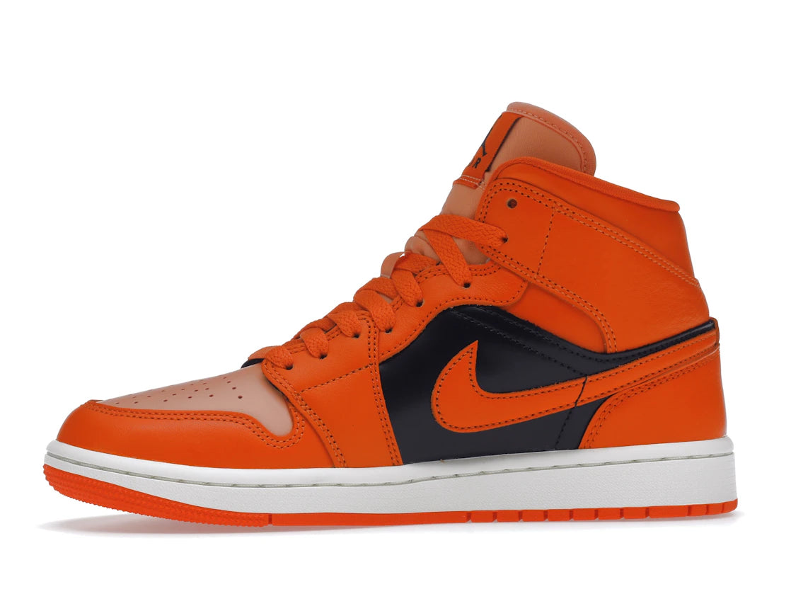 Air Jordan 1 Mid SE Rush Orange Crimson Bliss