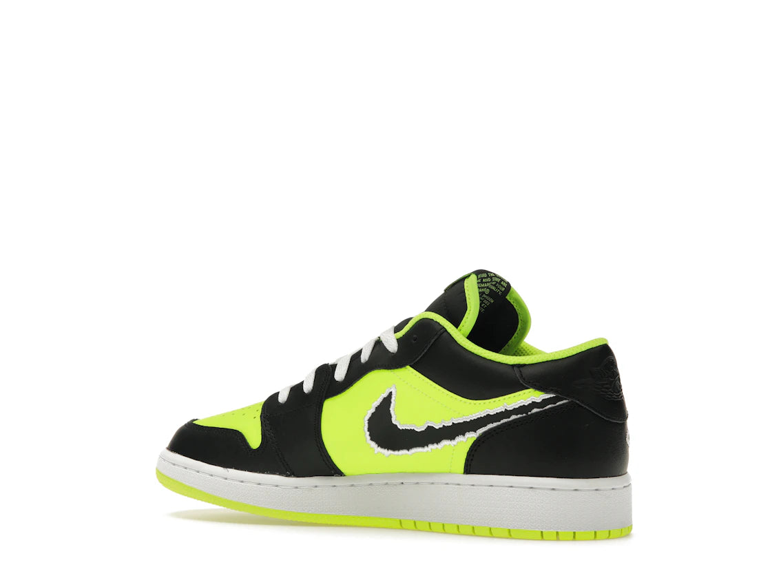 Air Jordan 1 Low SE Black Cat Volt