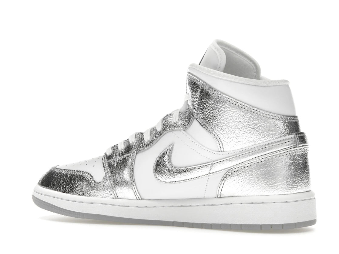 Air Jordan 1 Mid SE Metallic Silver
