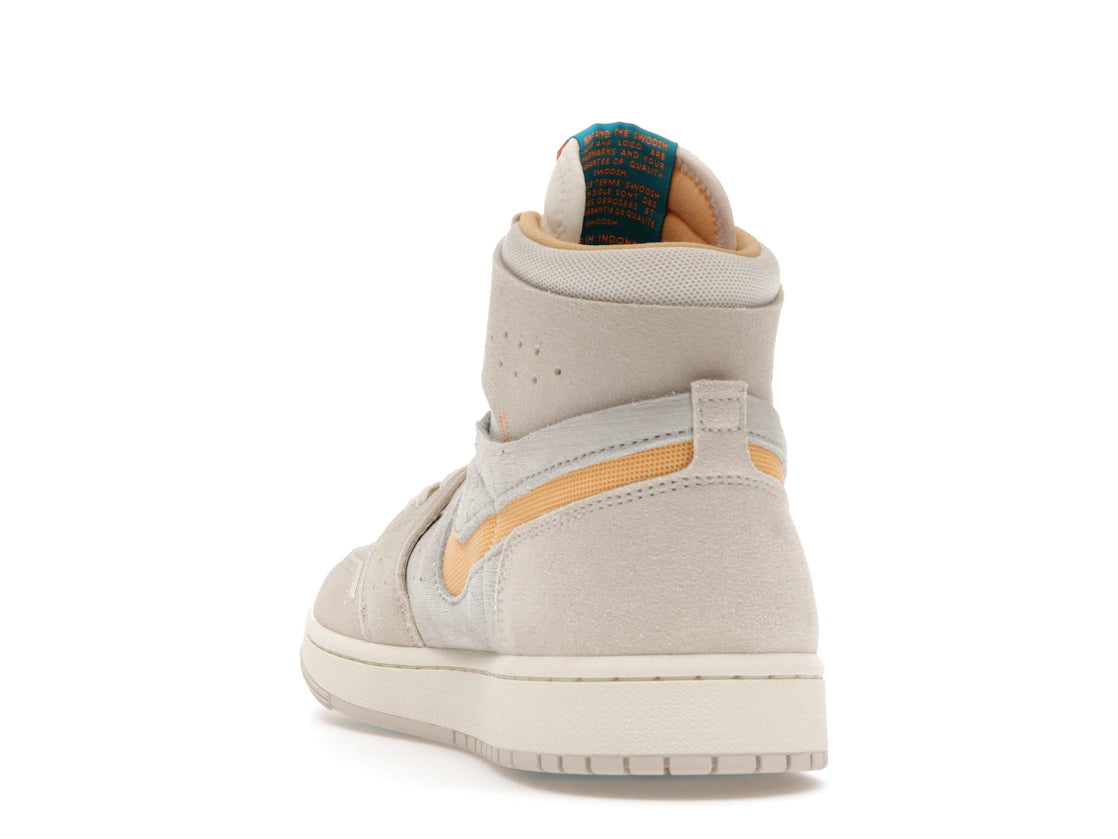 Air Jordan 1 Zoom CMFT 2 Orewood Brown Bright Citrus Sail