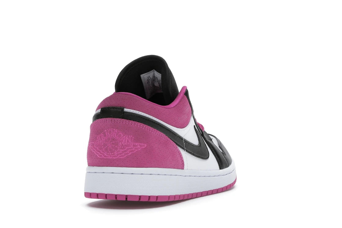 Air Jordan 1 Low Black Active Fuchsia