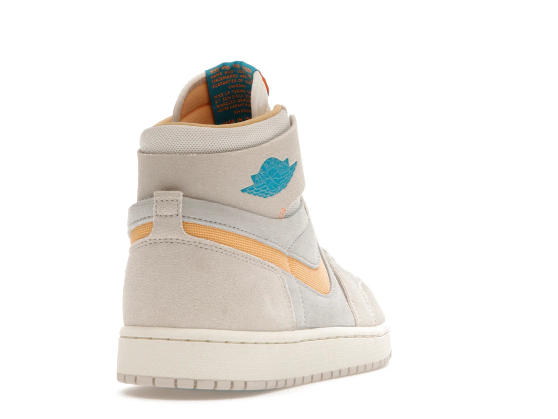 Air Jordan 1 Zoom CMFT 2 Orewood Brown Bright Citrus Sail